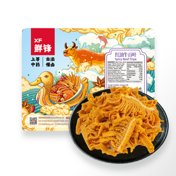 鲜锋锁鲜红油牛百叶 Callos de ternera picantes 150g 保质期