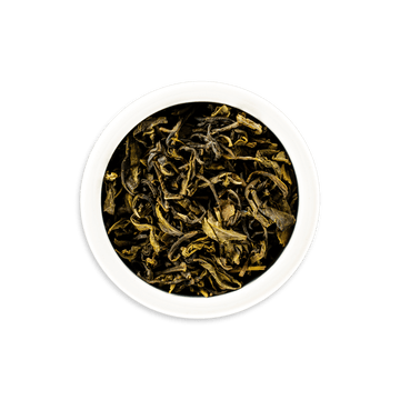 Chá verde com sabor de jasmim