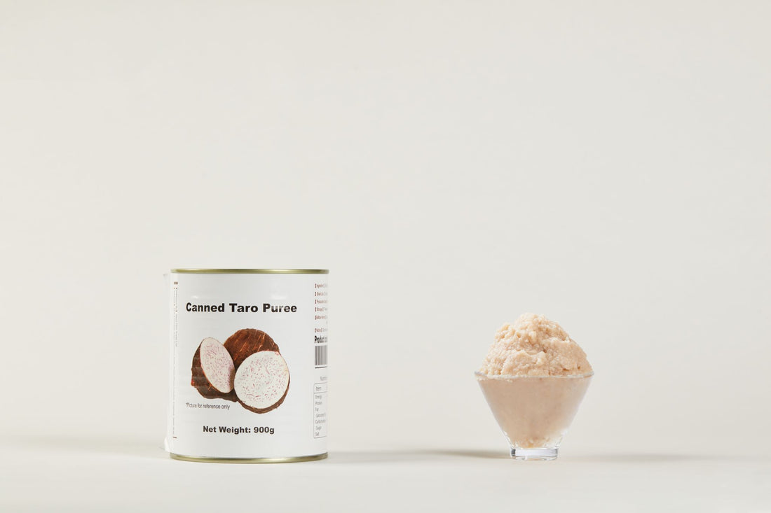 Puré de taro enlatado