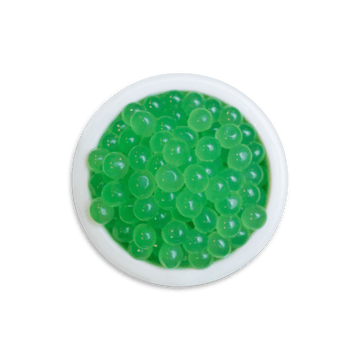 Boba de Popping com Sabor de Maçã Verde