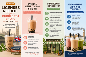 Licenses Needed for Bubble Tea Shops in the UK (2026 Complete Guide)