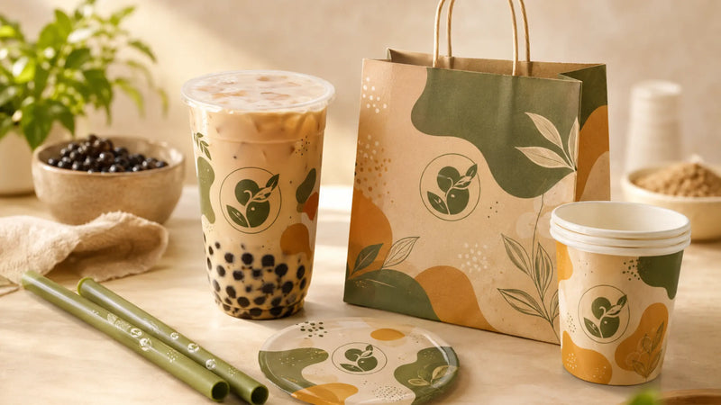 Custom Branded Packaging for Bubble Tea Businesses in the UK