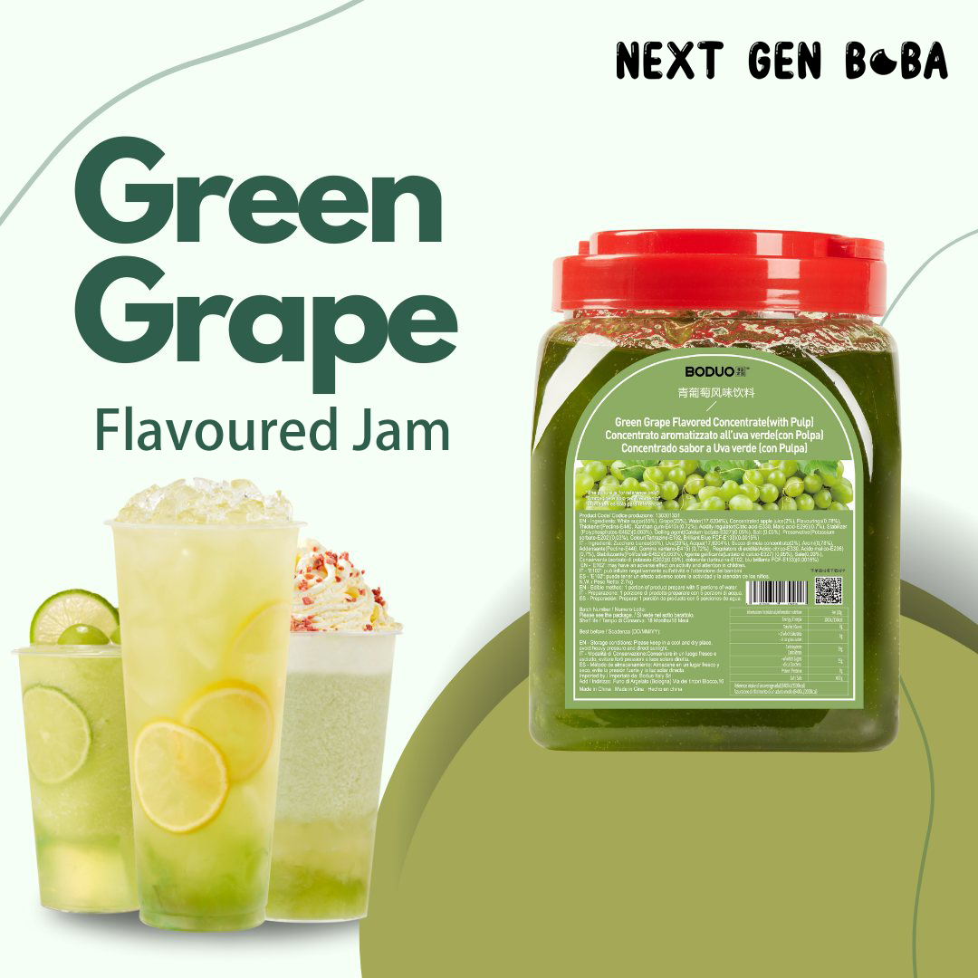 Green Grape Jam: A Versatile Delight for Bubble Tea and Beyond – Next ...