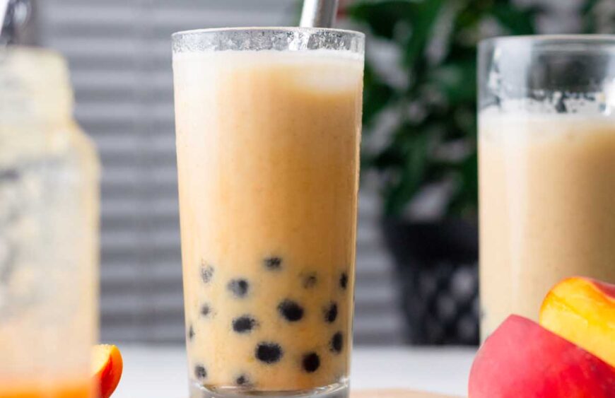White Peach Oolong Frosty Recipe 😁🍑