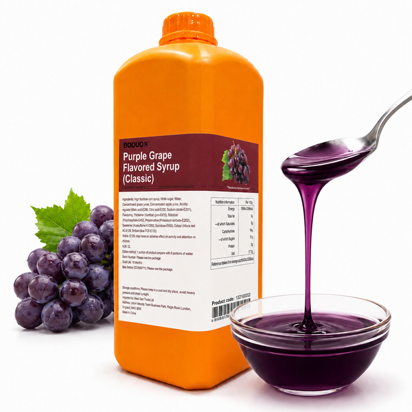 Purple Grape Flavoured Syrup