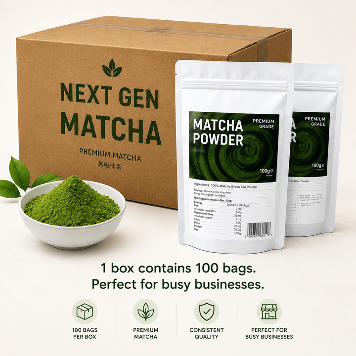1 Box (100 BAGS) Matcha Powder