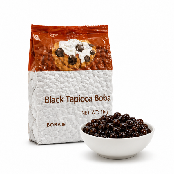 Boba de Tapioca Preta (1cm)