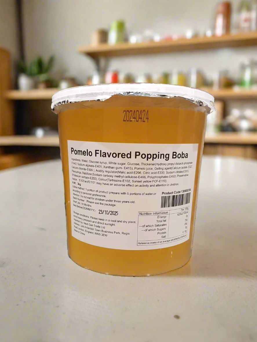 Pomelo Flavoured Popping Boba