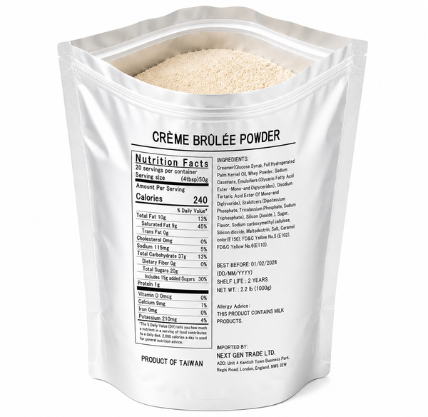 Crème Brûlée Powder from Taiwan