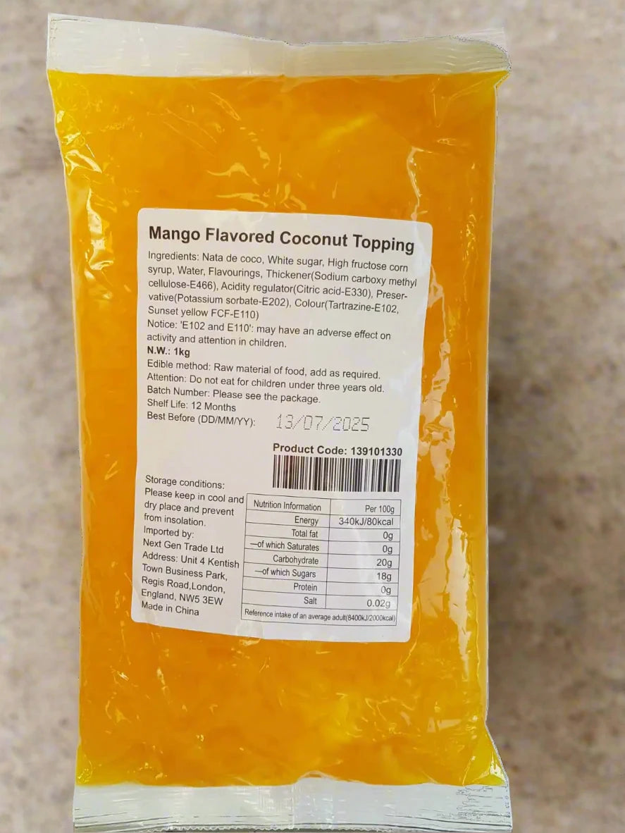 Mango Flavoured Coconut Jelly