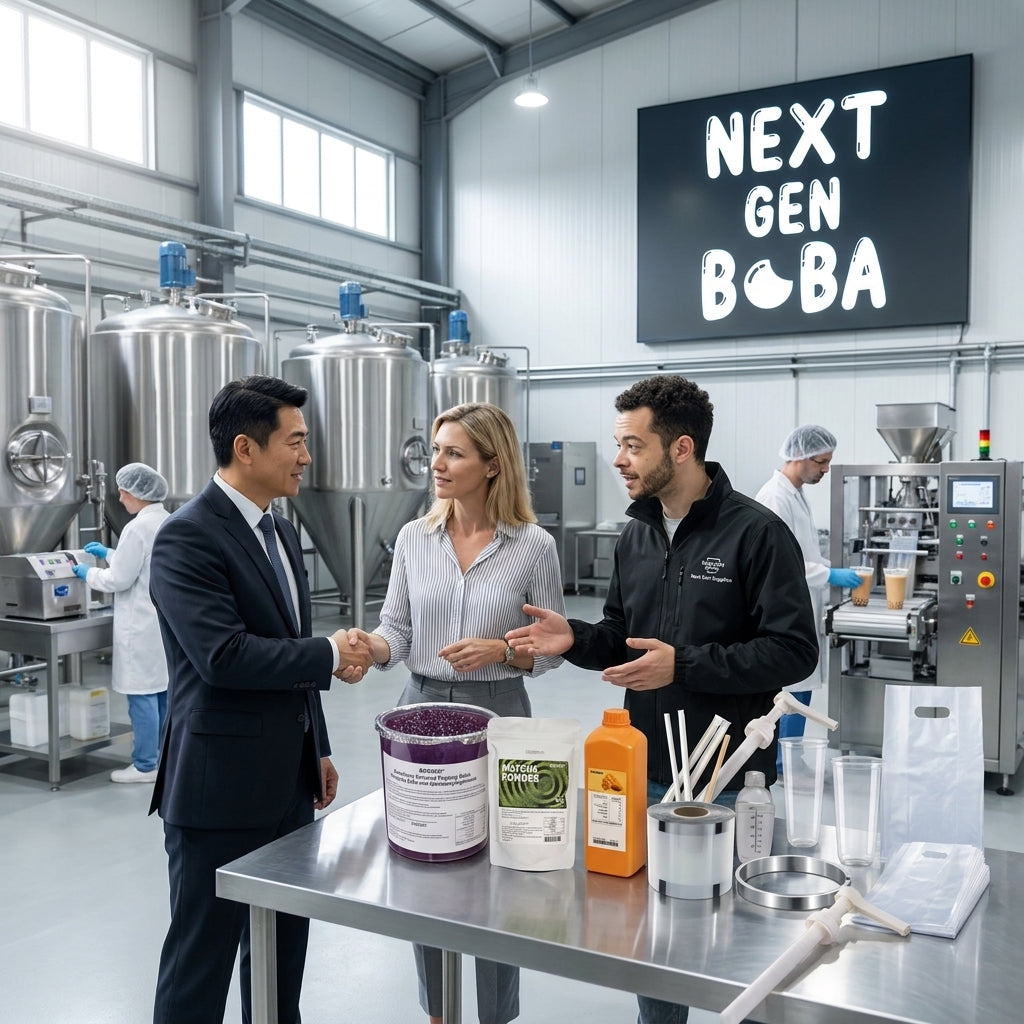 Milk tea business training banner