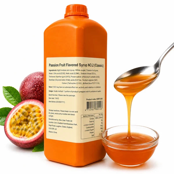 Passion Fruit Flavoured Syrup (BestBefore 111026)