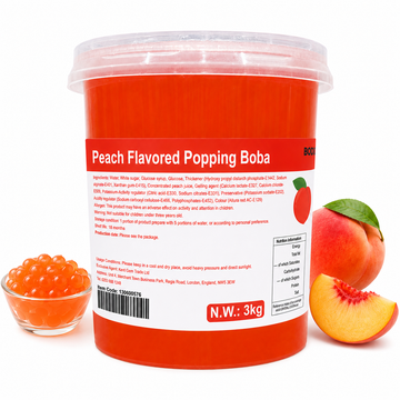 Peach Flavoured Popping Boba