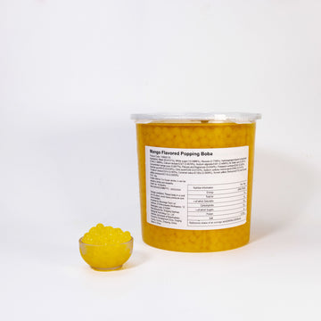 Mango Flavoured Popping Boba / 芒果风味球型果味酱 (BACK IN STOCK MONDAY 24/06/2024)
